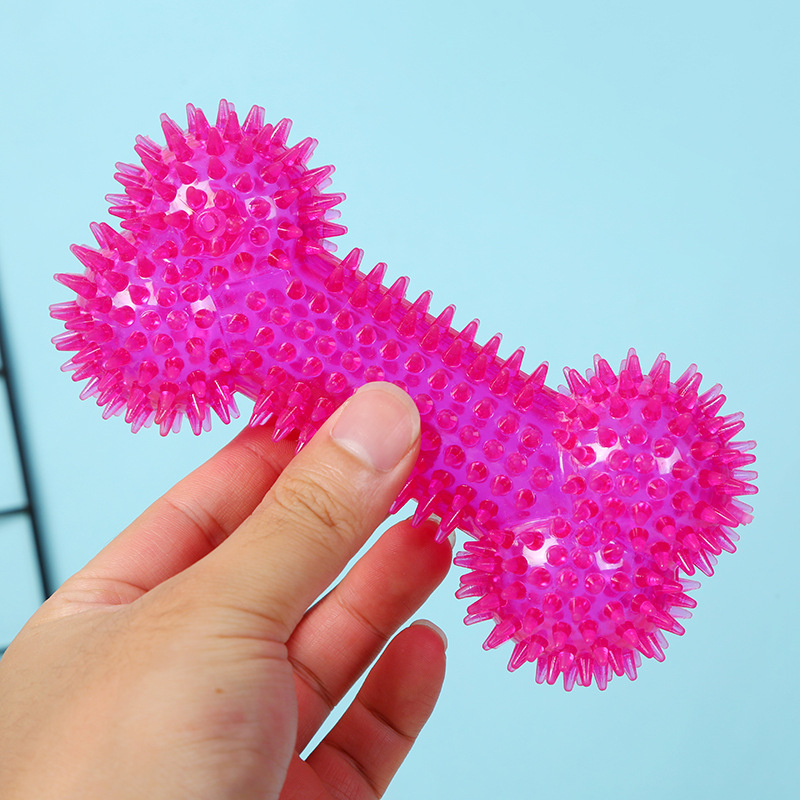 Pet Dog Chew Toy Bone-Shaped S - Interactive Squeaky Plush Dog Toy ulasan dan harga