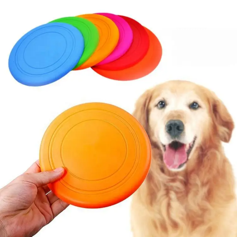 Chewable Soft Rubber Flying Di - Flying Disc Dog Training Toy ulasan dan harga