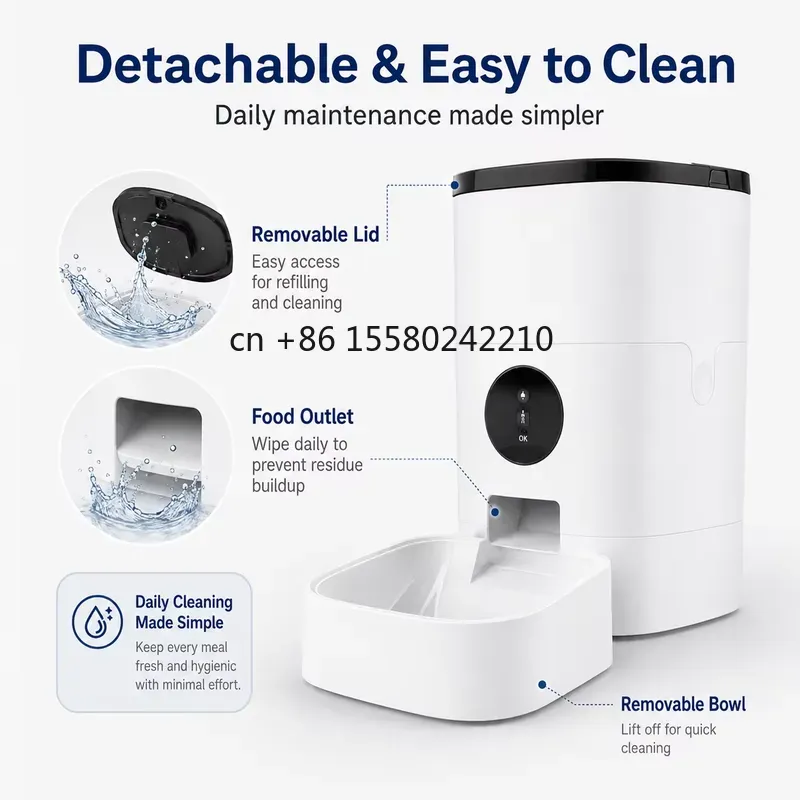 2026 hot 4L WiFi Smart Automat - Pet Feeders ulasan dan harga