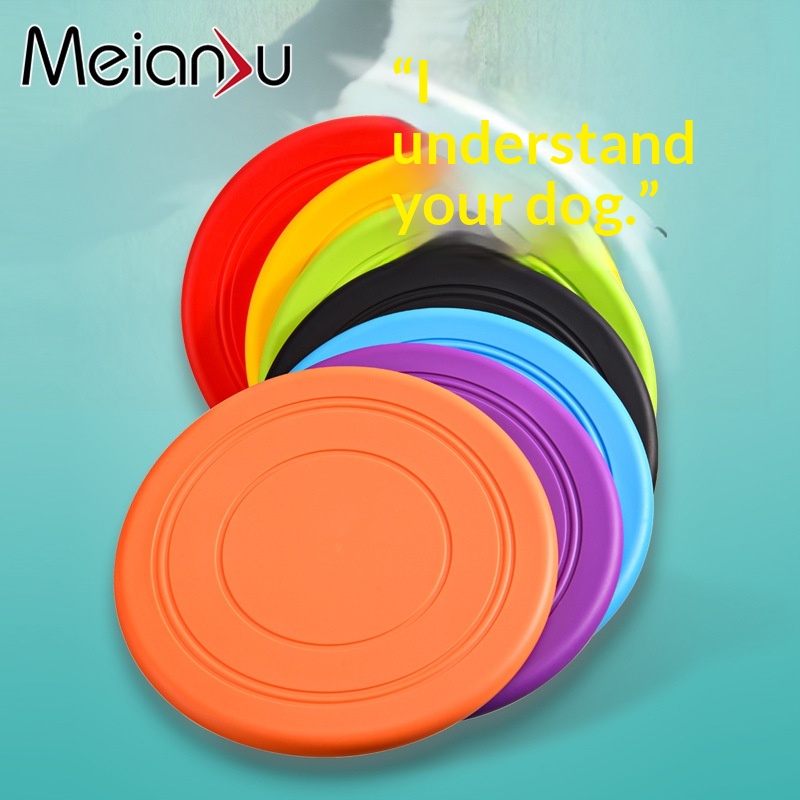Meianju Soft Flying Disc for D - Flying Disc Dog Training Toy ulasan dan harga