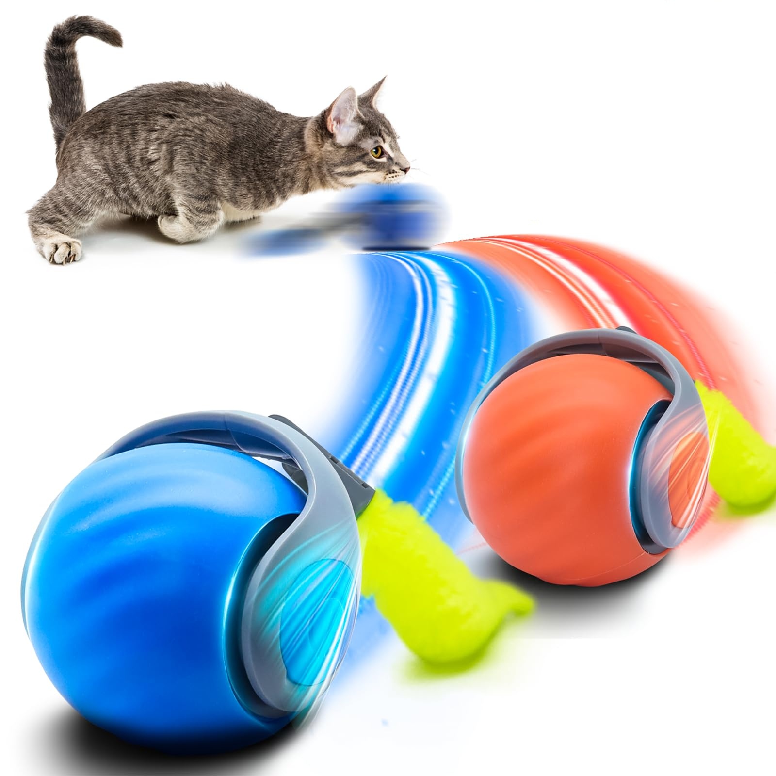 Cat Interactive Ball Toys Auto - Automatic Moving Dog Ball ulasan dan harga