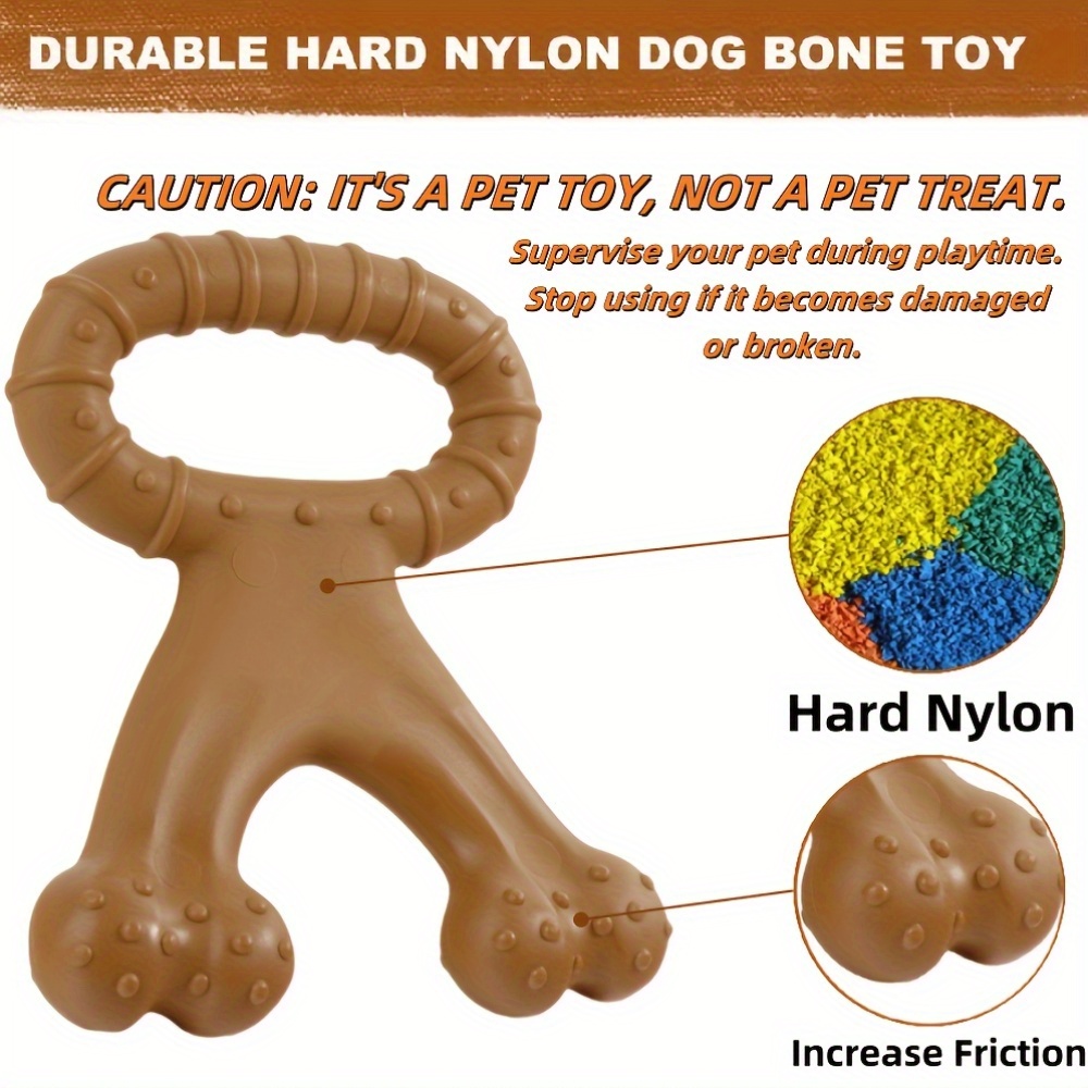 Dog Chew Toys Beef-Flavored Tr - Teeth Cleaning Dog Chew Bone ulasan dan harga
