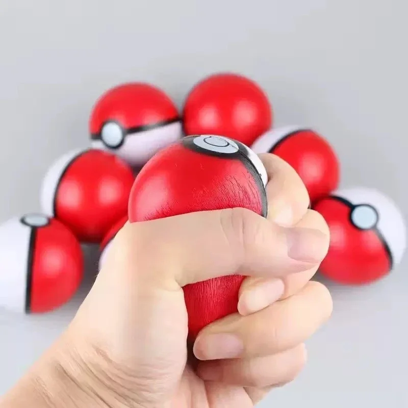 Hot 6cm Pokémon Poké Ball Stre - Interactive Squeaky Plush Dog Toy ulasan dan harga