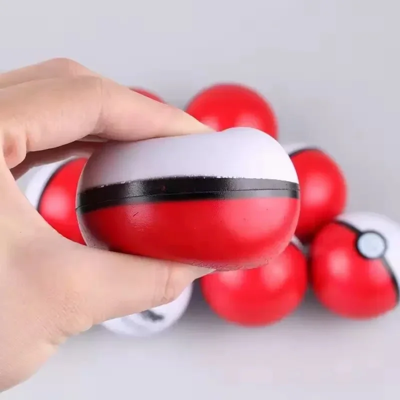 Hot 6cm Pokémon Poké Ball Stre - Interactive Squeaky Plush Dog Toy ulasan dan harga