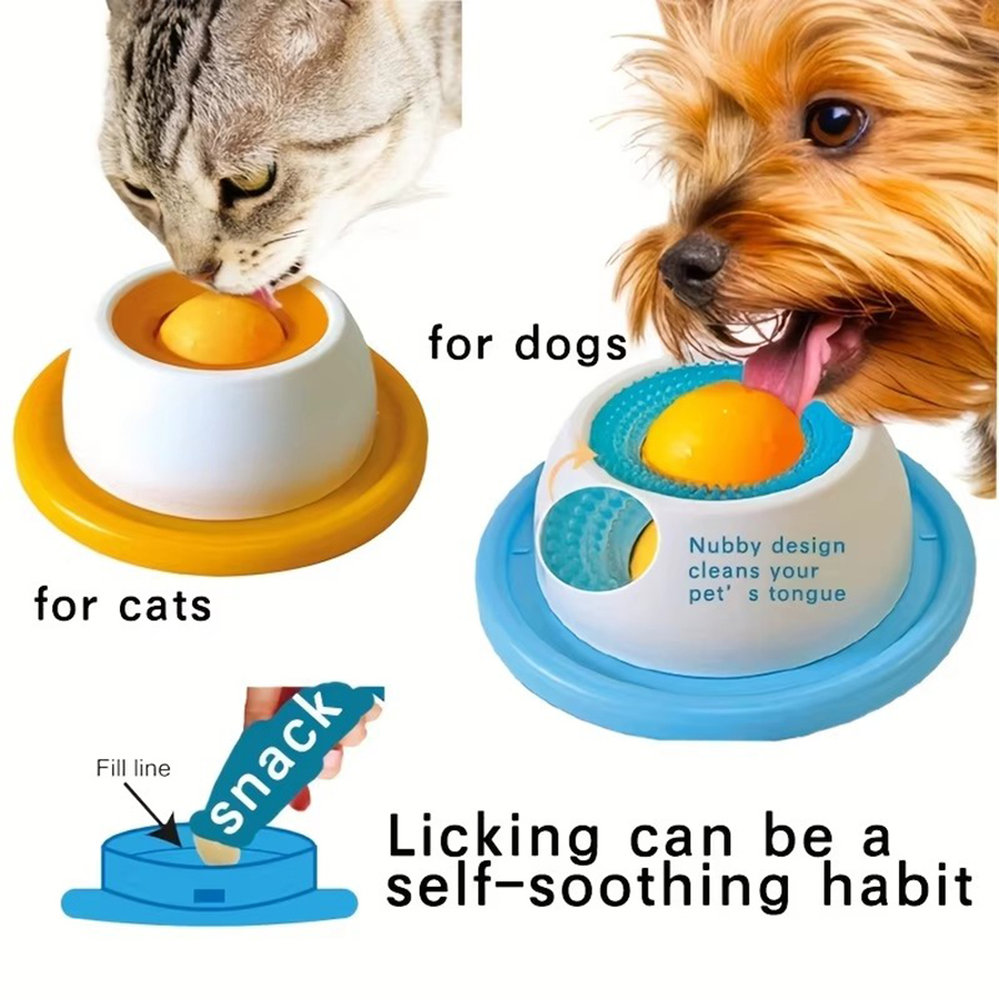 Interactive Dog Lick Toy Slow  - Dog Puzzle Feeder Toy ulasan dan harga