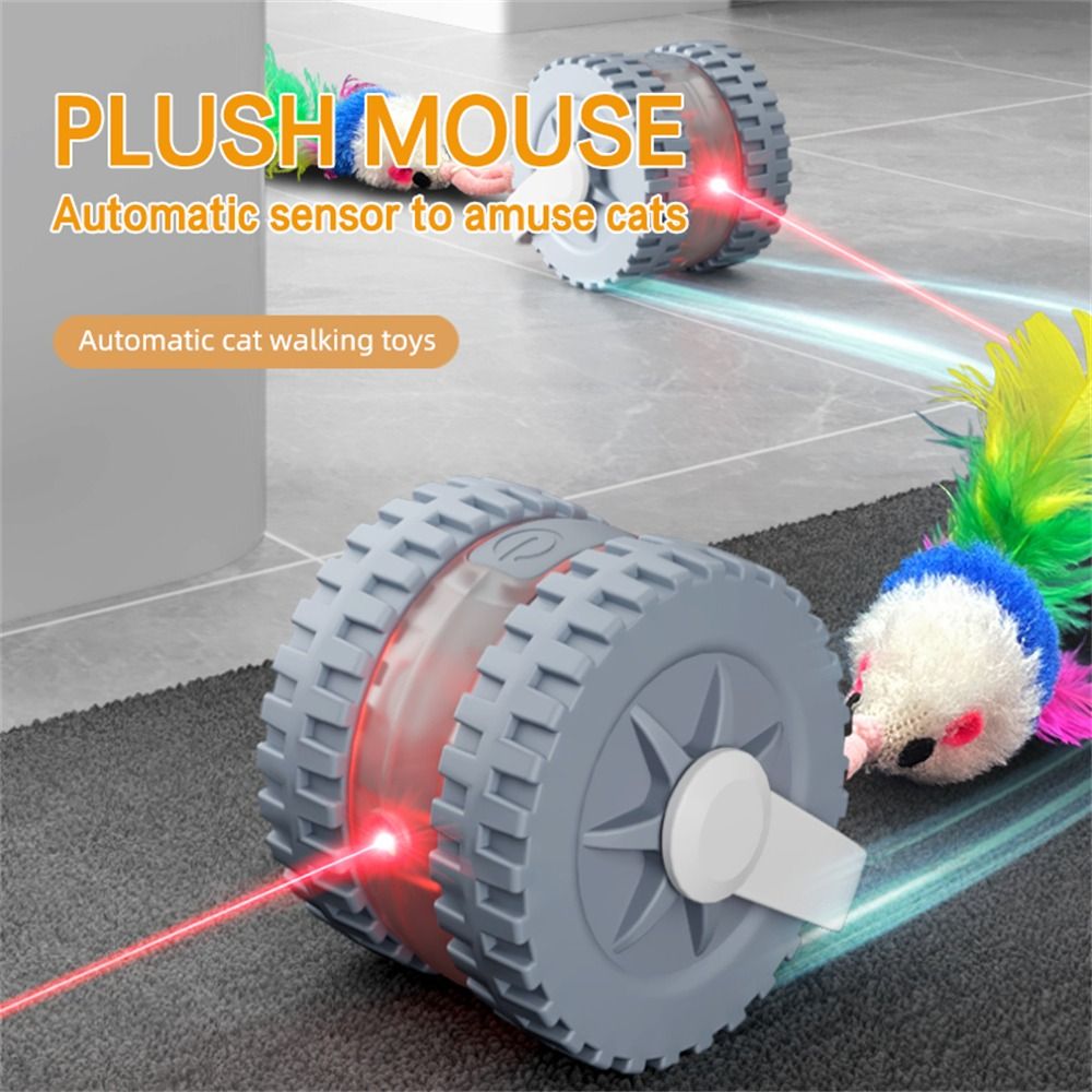 With Mouse Tail Infrared Laser - Automatic Moving Dog Ball ulasan dan harga