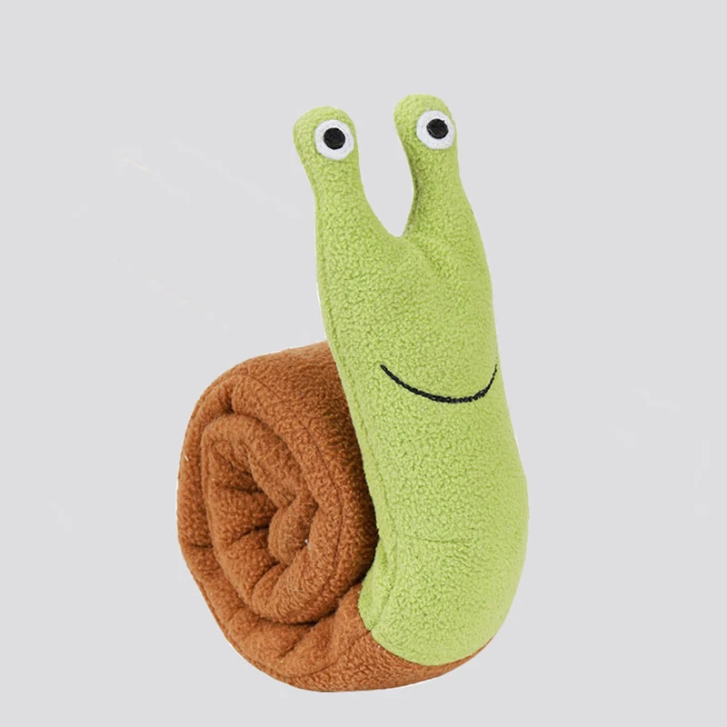 Squeaky Snail Plush Dog Toy In - Dog Puzzle Feeder Toy ulasan dan harga