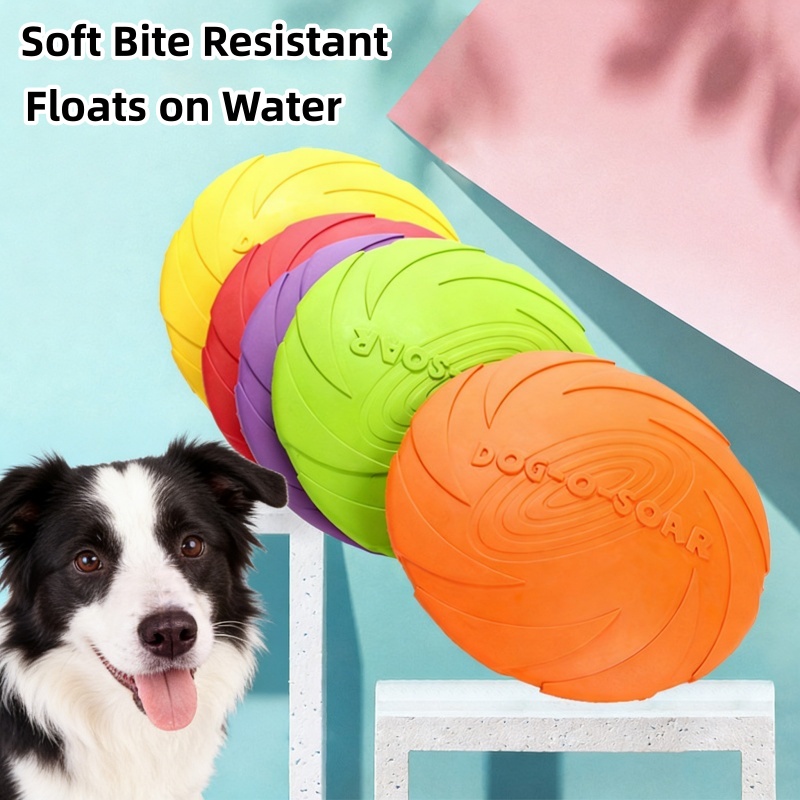 Chew Resistant Silicone Flying - Flying Disc Dog Training Toy ulasan dan harga